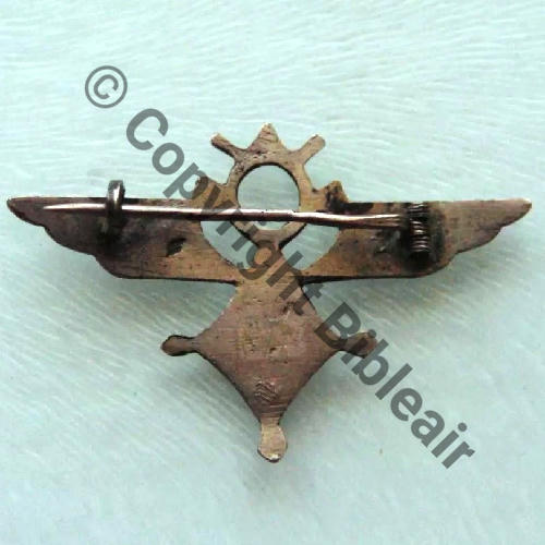 591 GAO.591 OUARGLA Type1  LOC ARGENT Eping bascule Dos lisse irreg 1Poincon Src.13dragonrouge 